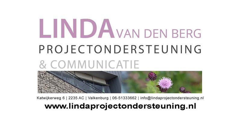Linda van den Berg Projectondersteuning en Communicatie